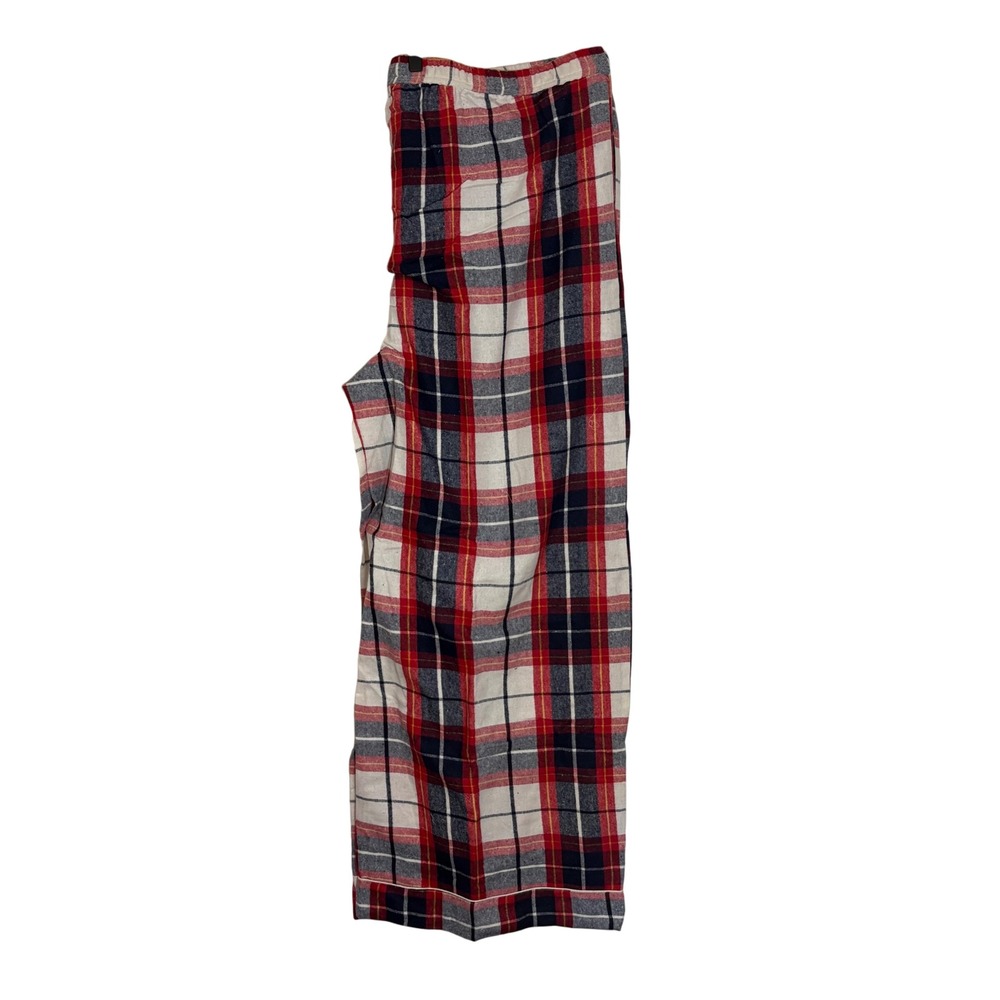 PRETTYLITTLETHING Plus Navy Blue‎ Red Plaid Checked Long Pajama Trousers 3XL